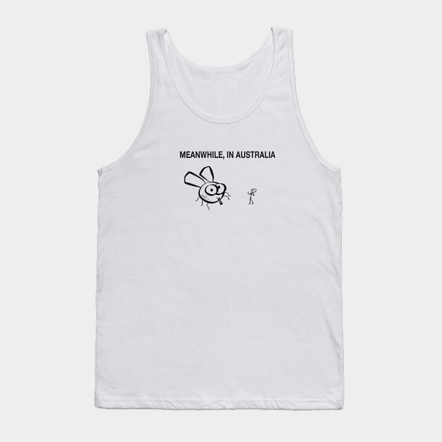 Australian Mosquito Humour Tank Top by NomesInk